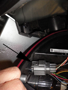 Disconnect the wiring harness from the Tail Lamp Assembly